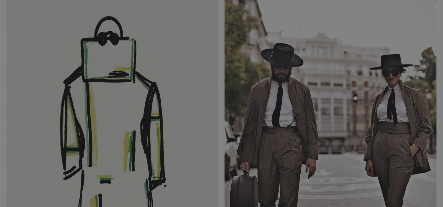 Madrid Capital De Moda & Oteyza arrive at the Paris Fashion Week