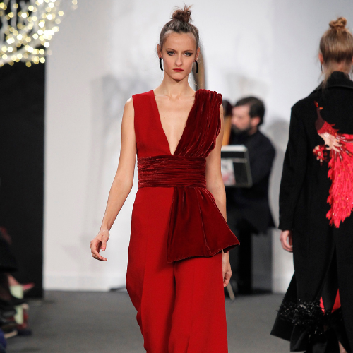 Isabel Núñez en Madrid Fashion SHOW WOMEN en febrero 2016