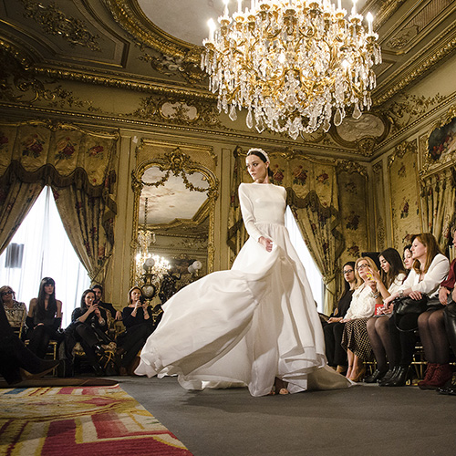 Fernando Claro en el desfile de Atelier Couture