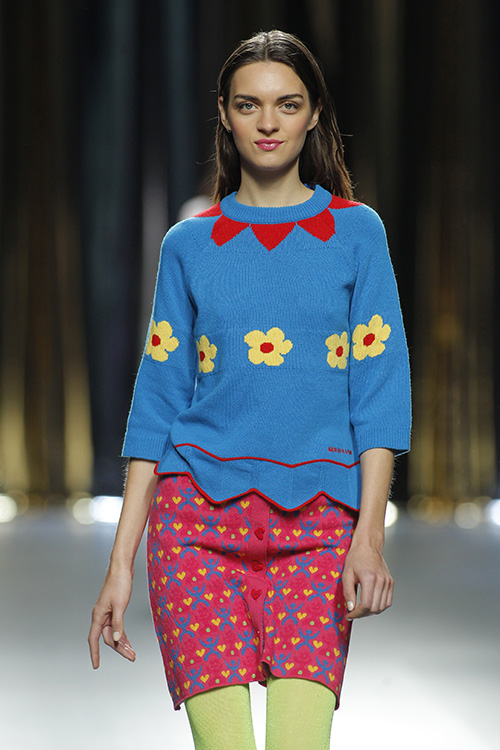 Desfile de la firma Agatha Ruiz de la Prada en la pasarela MBFWM Fall/Winter 2016- 2017, que tuvo lugar en el pabellón 14.1 de Ifema.