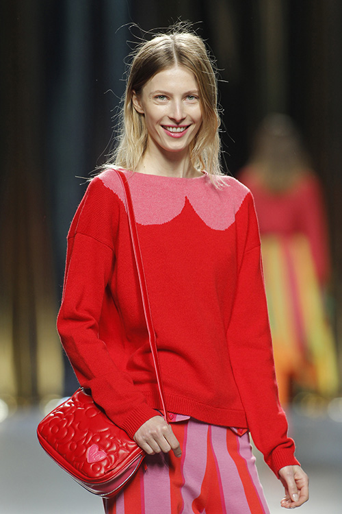 Desfile de la firma Agatha Ruiz de la Prada en la pasarela MBFWM Fall/Winter 2016- 2017, que tuvo lugar en el pabellón 14.1 de Ifema.