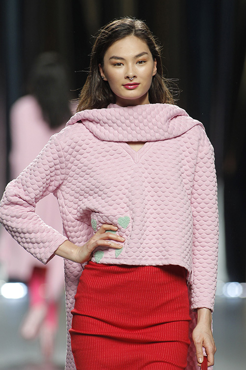 Desfile de la firma Agatha Ruiz de la Prada en la pasarela MBFWM Fall/Winter 2016- 2017, que tuvo lugar en el pabellón 14.1 de Ifema.