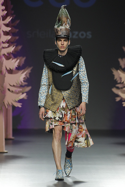 Desfile de la firma Sheila Pazos en la pasarela Samsung EGO Fall/Winter 2016- 2017, que tuvo lugar en el pabellón 14.1 de IFEMA, en Madrid.