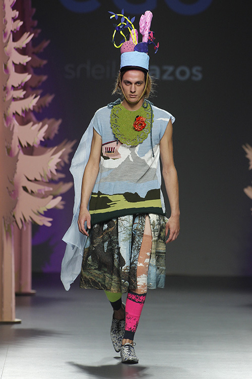 Desfile de la firma Sheila Pazos en la pasarela Samsung EGO Fall/Winter 2016- 2017, que tuvo lugar en el pabellón 14.1 de IFEMA, en Madrid.