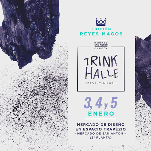 Cartel oficial del mercadillo Trinkhalle de enero de 2017