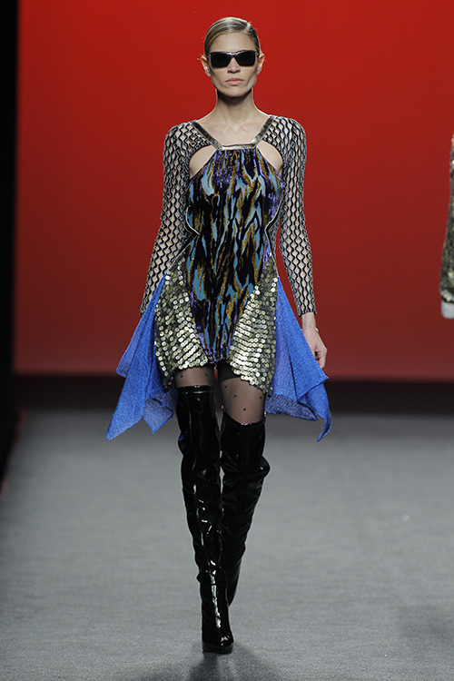 Modelos desfilando para Custo Barcelona en MBFWM FW 17/18