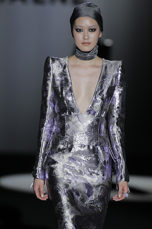 Modelo vestida por Malne en MBFW Madrid 2017