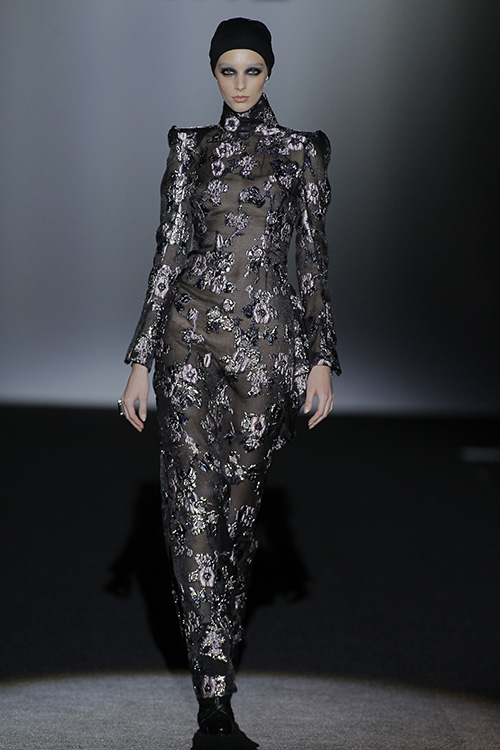 Modelo vestida por Malne en MBFW Madrid 2017