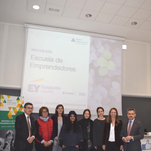 Ponentes en la inauguración de la Escuela de Emprendedores