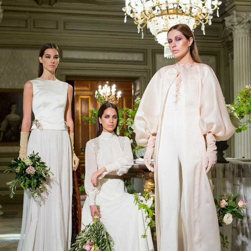 Modelos vestidas de novia