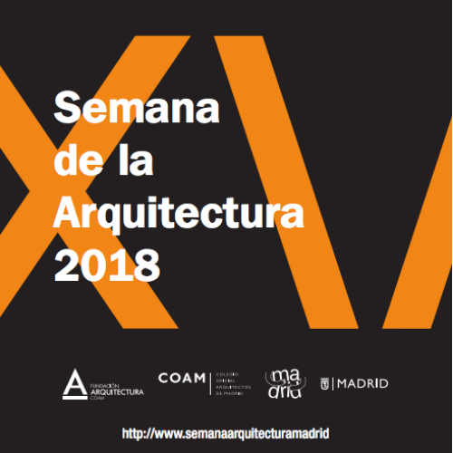 Cartel de la semana de la arquitectura en Madrid