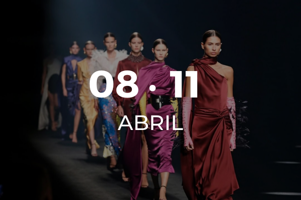 Cartelas con fechas de MBFW Madrid