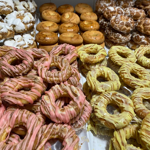 Diferentes variedades de rosquillas