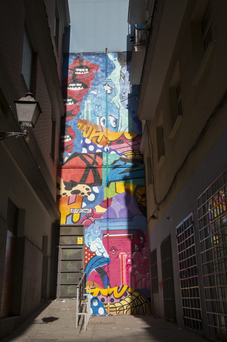 Mural en fachada de edificio