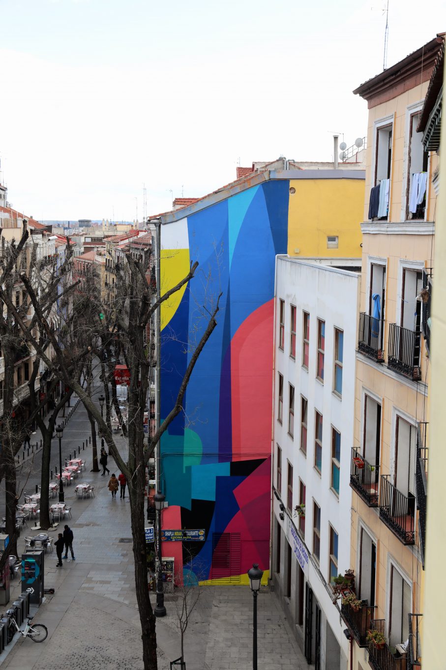 Mural en fachada de edificio