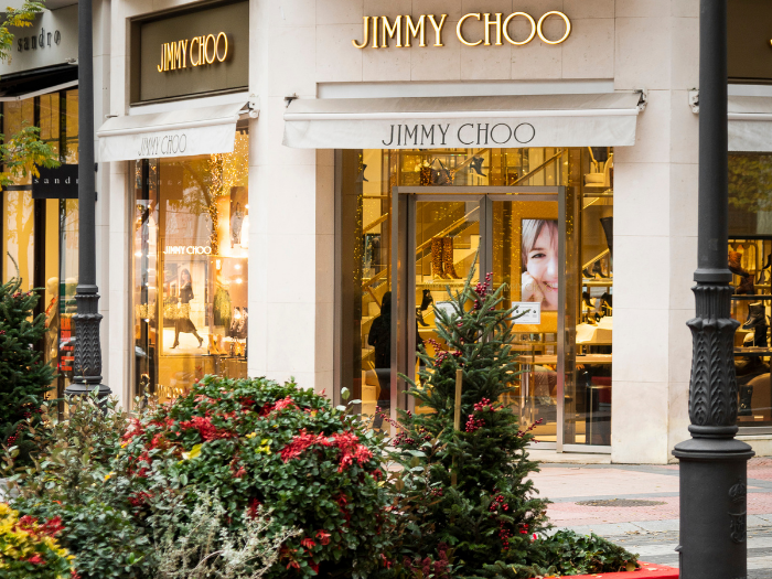 Escaparate de la tienda de Jimmy Choo