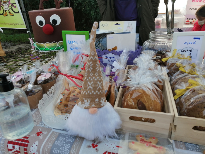 Stand del mercado de productores