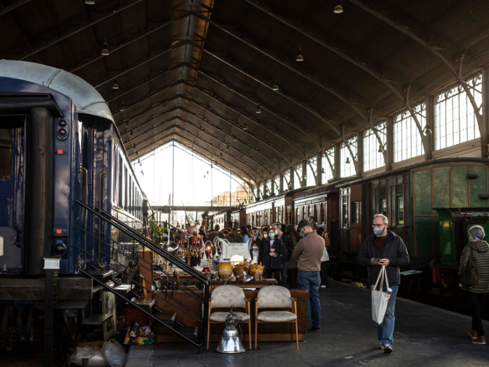 Plano general de la nave del Museo de Ferrocarril