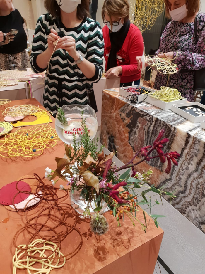 Taller de centros de mesa florales