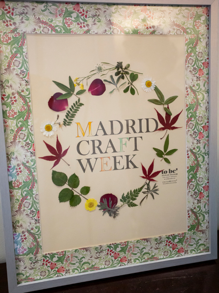 Cuadro collage de Madrid Craft Week