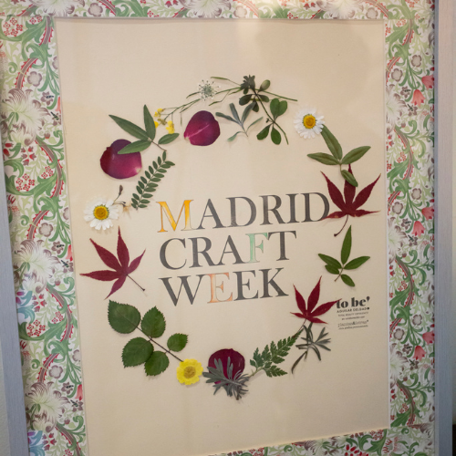 Cuadro collage de Madrid Craft Week