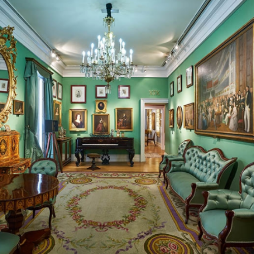 Salón verde del Museo del Romanticismo