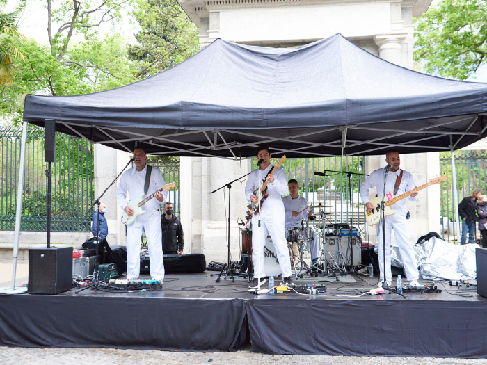 El grupo musical Veintiuno