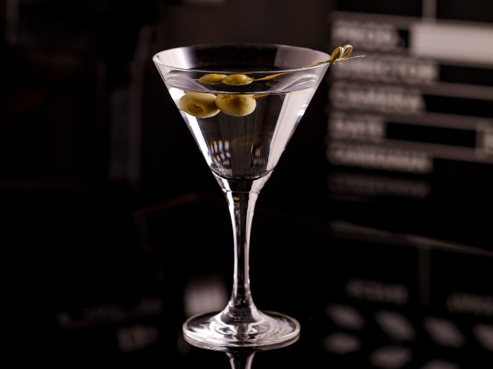 Cóctel Dry Martini inspirado en Cary Grant