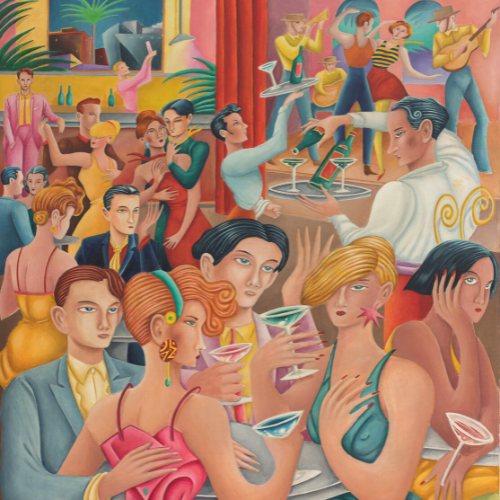Ceesepe - Café de la Havana- Galería Jorge Alcolea Madrid