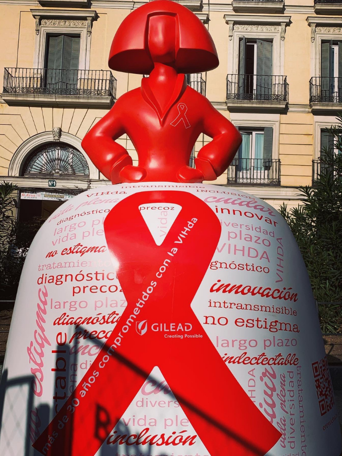 Gilead Sciences - VIHda -Plaza de Pedro Zerolo