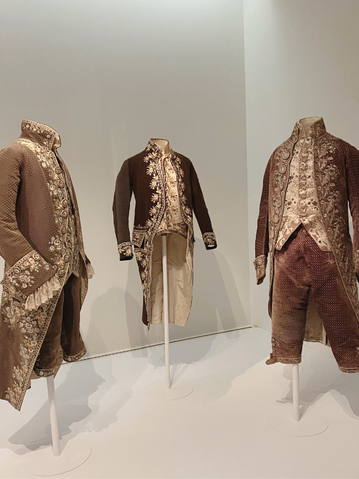 Modelos modelos masculinos del Siglo XVIII en el Museo del Traje