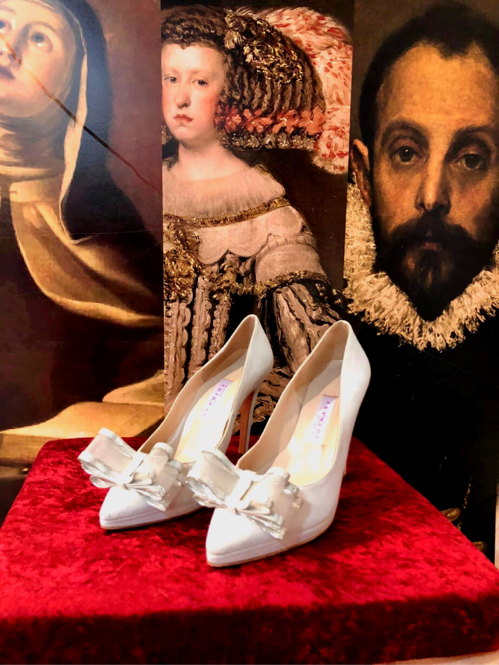 Zapatos de la colección inspirada en el Siglo de Oro de Calzados Franjul para Cultuletras