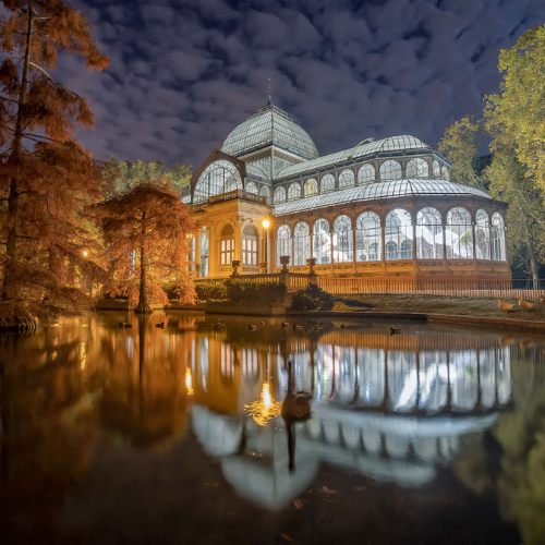 Palacio de Cristal en el Parque de El Retiro