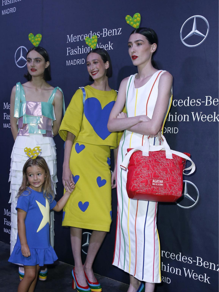 Modelos en el backstage de IFEMA durante MBFW Madrid de septiembre 2022