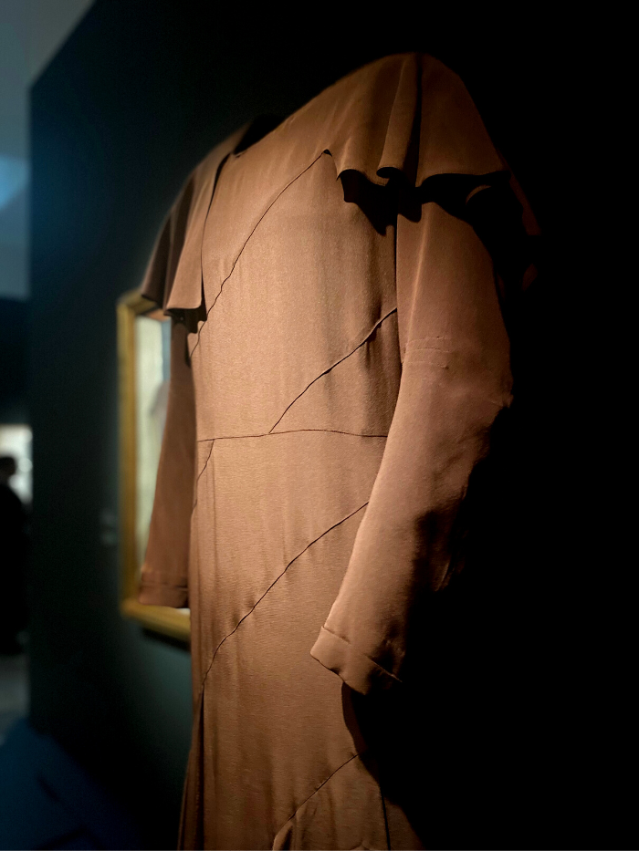 Vestido de crepé de seda - 1928-1930