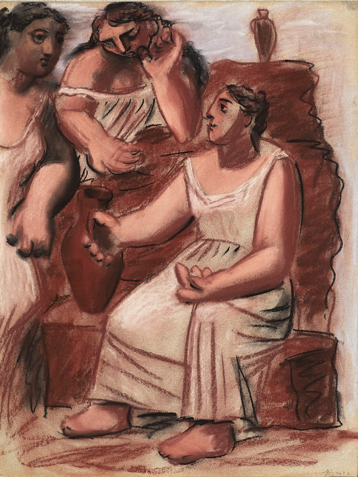 Tres mujeres en la fuente pintado por Pablo Picasso