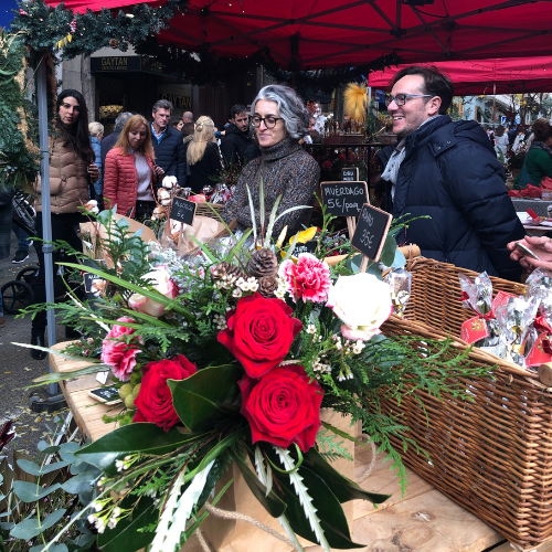 Puesto del Mercado de las Flores de Vogue