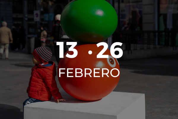 Escultura de arte urbano en Gran Vía