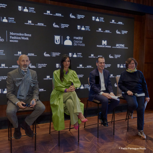 Rueda de prensa de la Semana de la Moda de Madrid en el Hotel Thompson