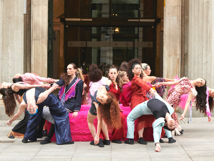 Bailarines en la Real Academia de Bellas Artes de San Fernando