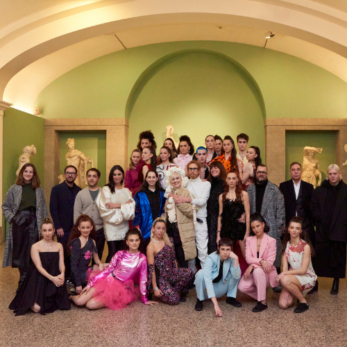 Bailarines y diseñadores en la Real Academia de Bellas Artes de San Fernando
