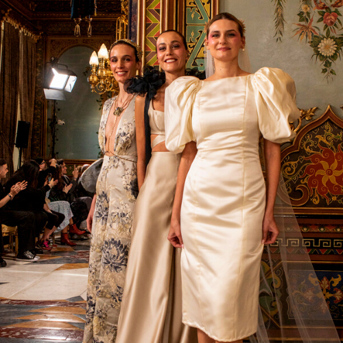 Modelos en Atelier Couture en el Palacio de Santoña