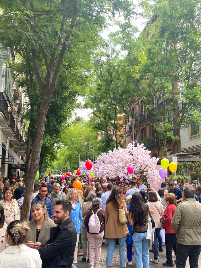 Calle Jorge Juan ubicación del Mercado de las Flores de Vogue