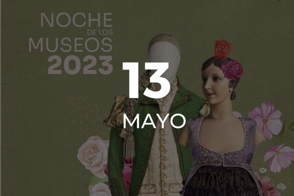 Cartel oficial de La Noche de los Museos en el Museo del Traje