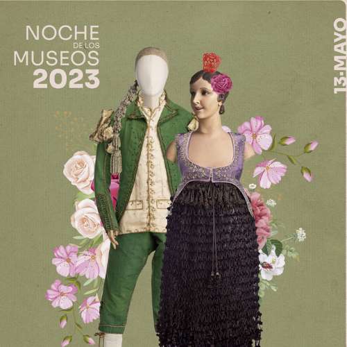 Cartel oficial de La Noche de los Museos en el Museo del Traje