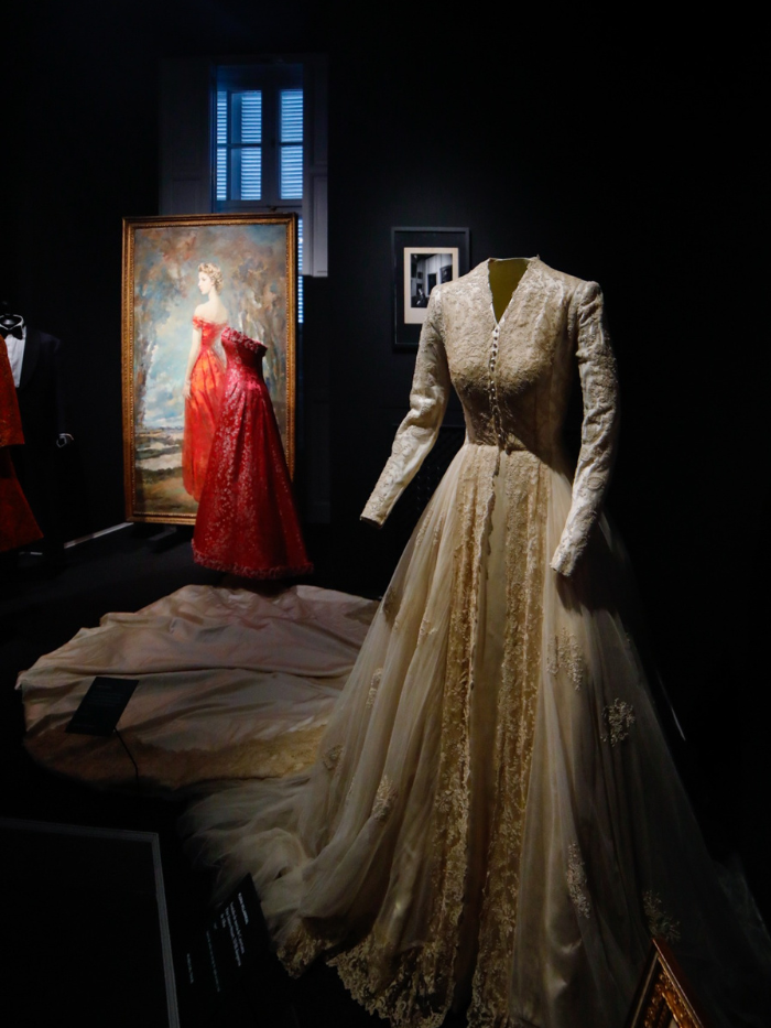 Sala del Palacio de Liria con la exposición de la Moda en la Casa de Alba