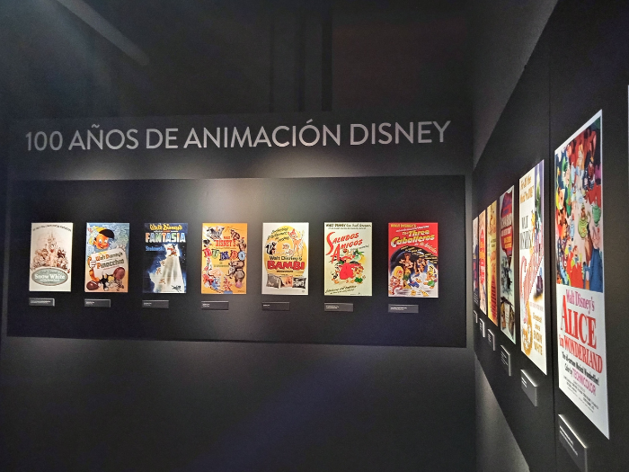 Exposición 100 años de Disney en Serrería Belga