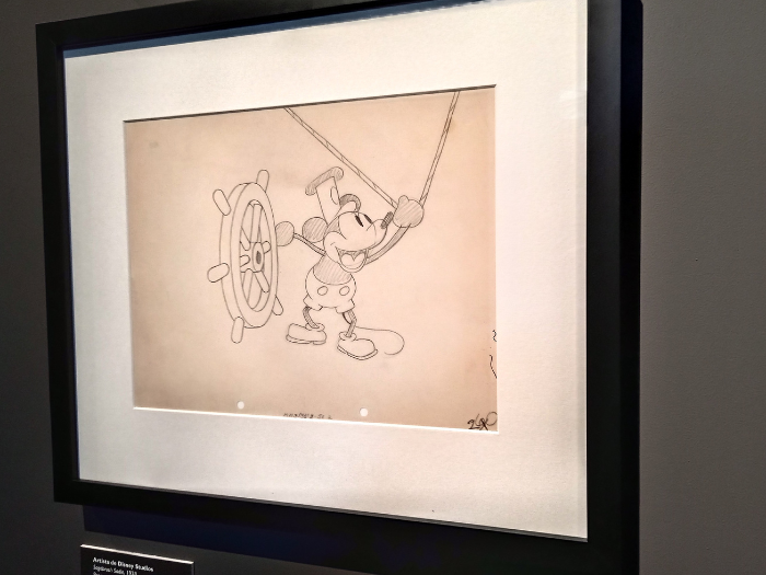 Exposición 100 años de Disney en Serrería Belga