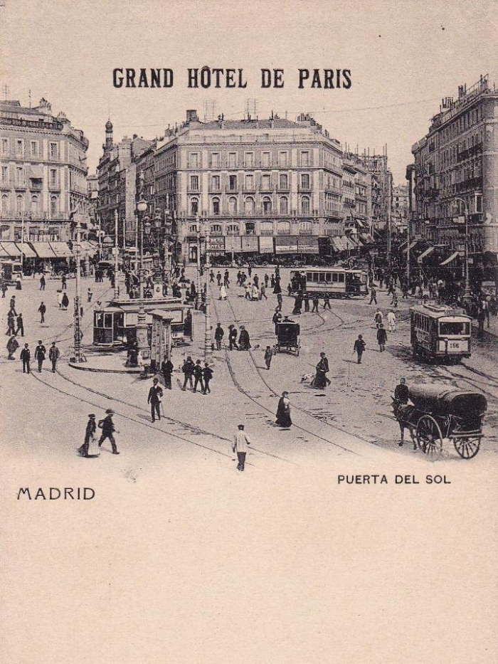 Litografía de la Puerta del Sol