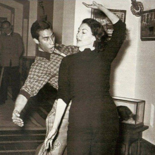 Ava Gadner bailando flamenco